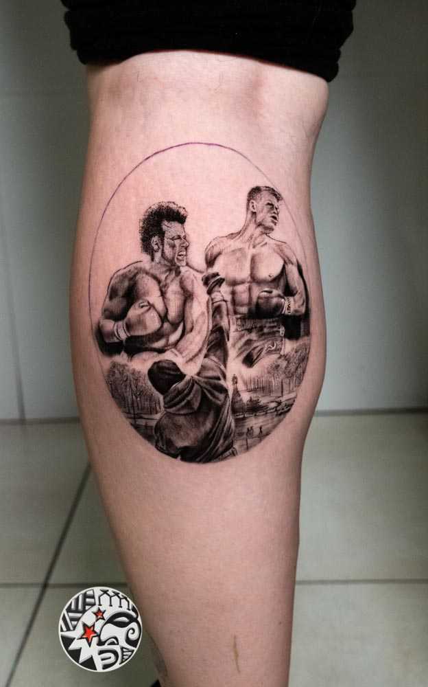 Rocky tattoo by Superfuerza Tattoo final tribal