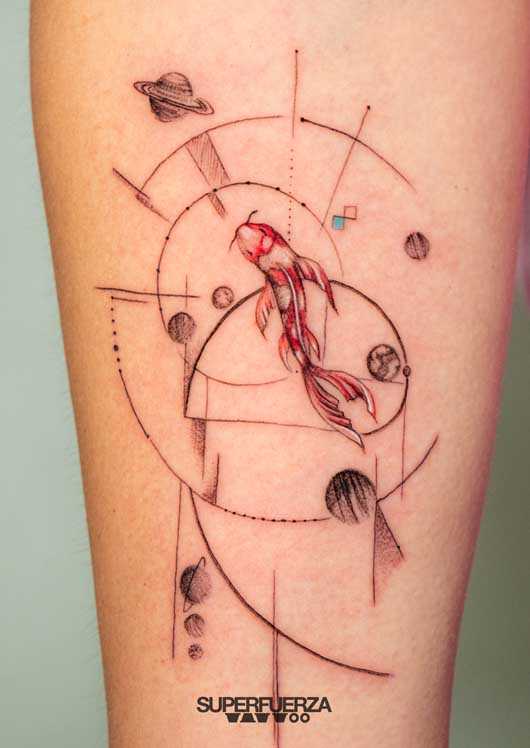 Final Tribal Tattoo piercing tatuaje Geométrico fineline por Sergio Superfuerza
