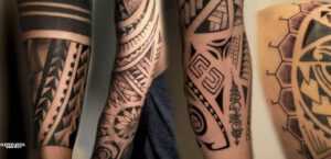 Tatuaje polinesio final tribal tattoo