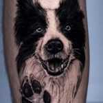final tribal tattoo tatuaje realista perro