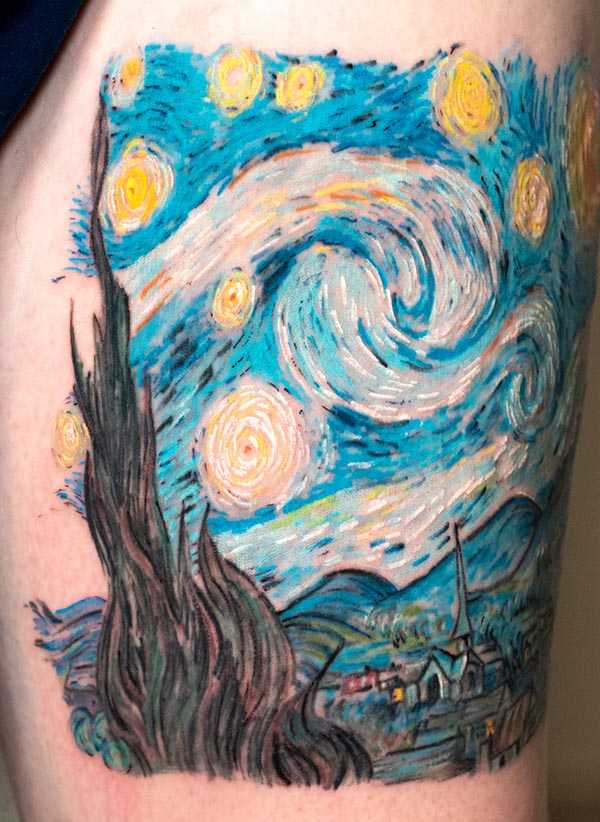 Vincent Van Gogh's Starry Night attack