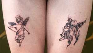 Angel y demonio juan carlos cabornero final tribal tattoo