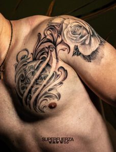 reloj-rosa-ornamental-realista-final-tribal-tattoo-y-piercing
