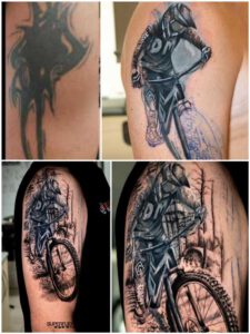 un buen estudio de tatuajes cover up final tribal tattoo